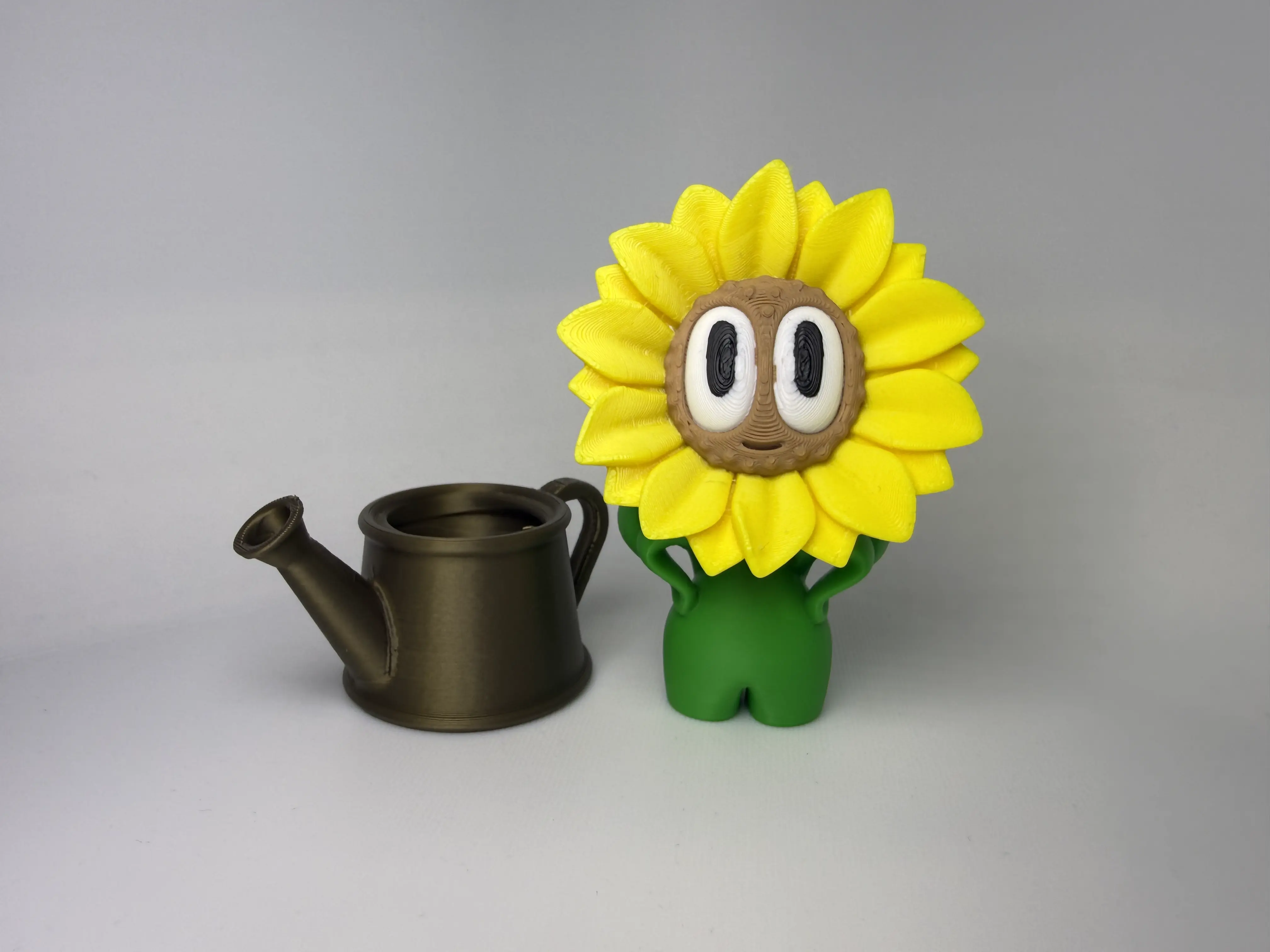 Sonnenblume neben Topf