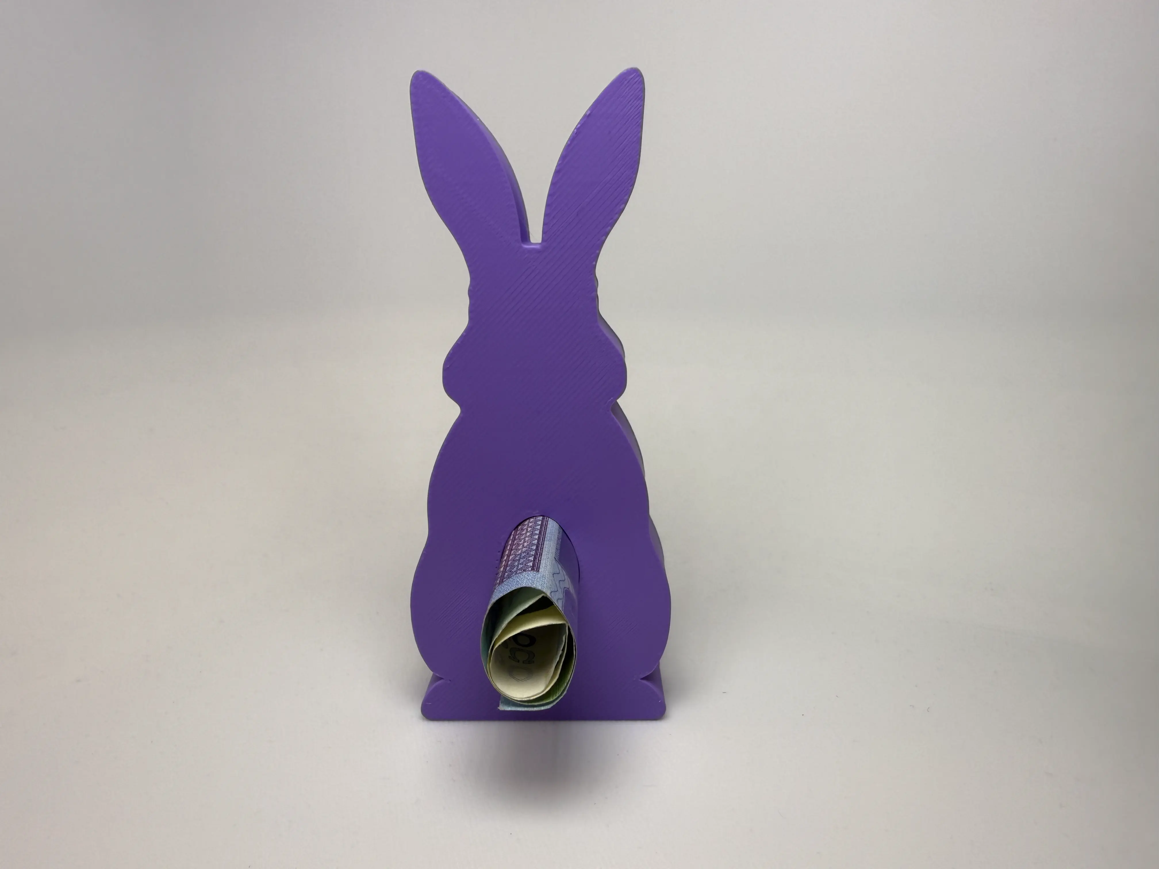 Frontansicht mit Geld