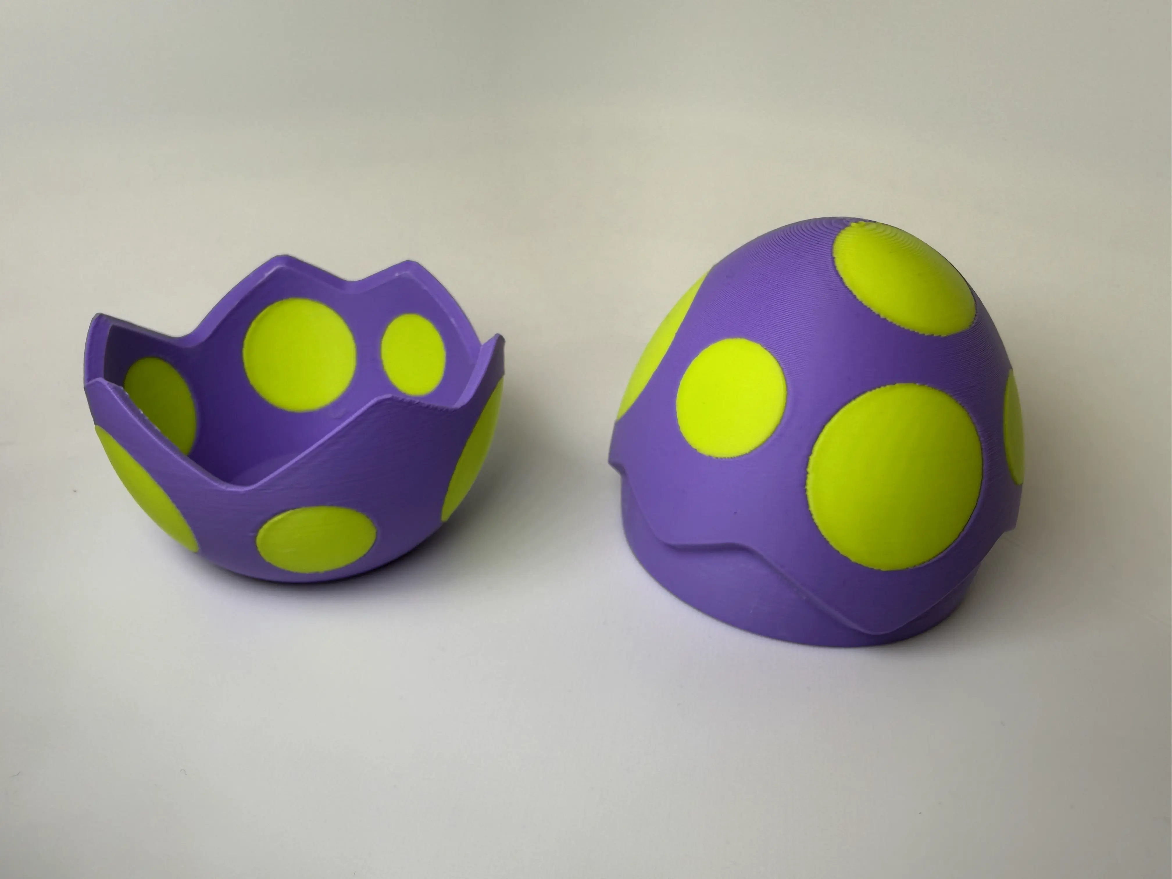 Geöffnetes Ei Punkt Muster