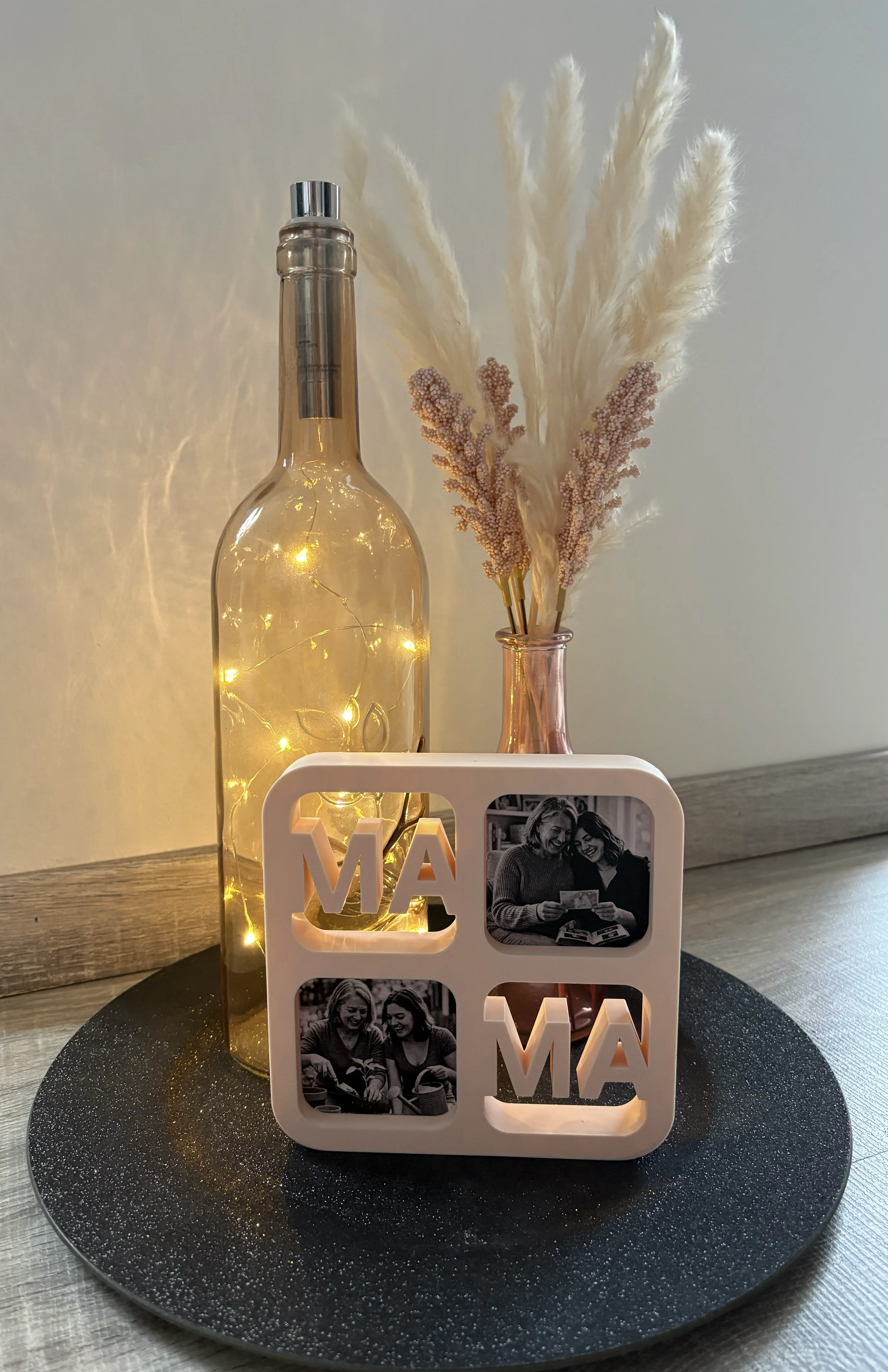 Bilderrahmen Mama mit Deko